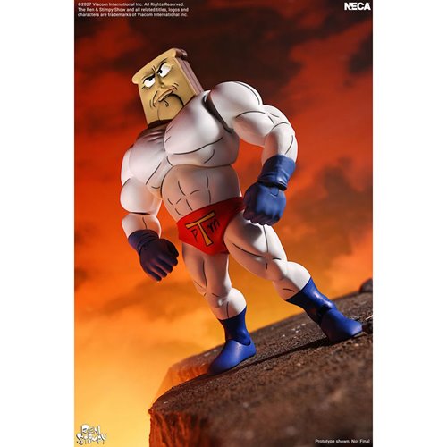 The Ren & Stimpy Show Ultimate Powdered Toast Man 7-Inch Scale Action Figure