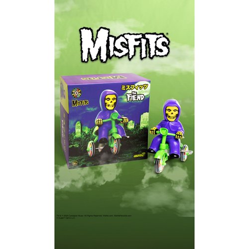 Misfits Fiend (Purple with Green Trike) Super Cycles Vinyl Figure