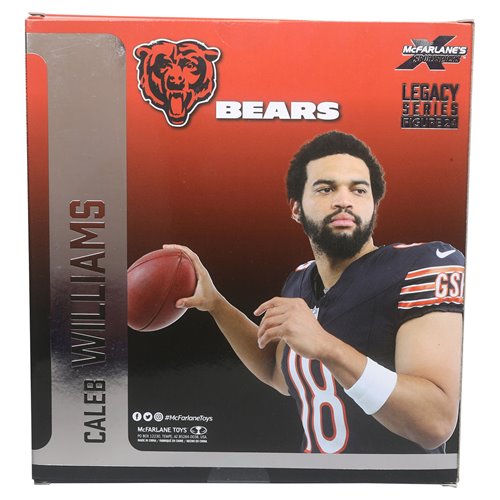 NFL SportsPicks 2024 Wave 2 Chicago Bears Caleb Williams 7-Inch Scale Posed Figure