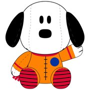 Snoopy In Space Waving Snoopy Orange Astronaut Suit 6-Inch Cuties Plush
