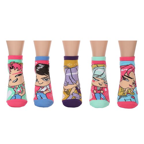 KPop Demon Hunters Saja Boys Ankle Sock 5-Pack