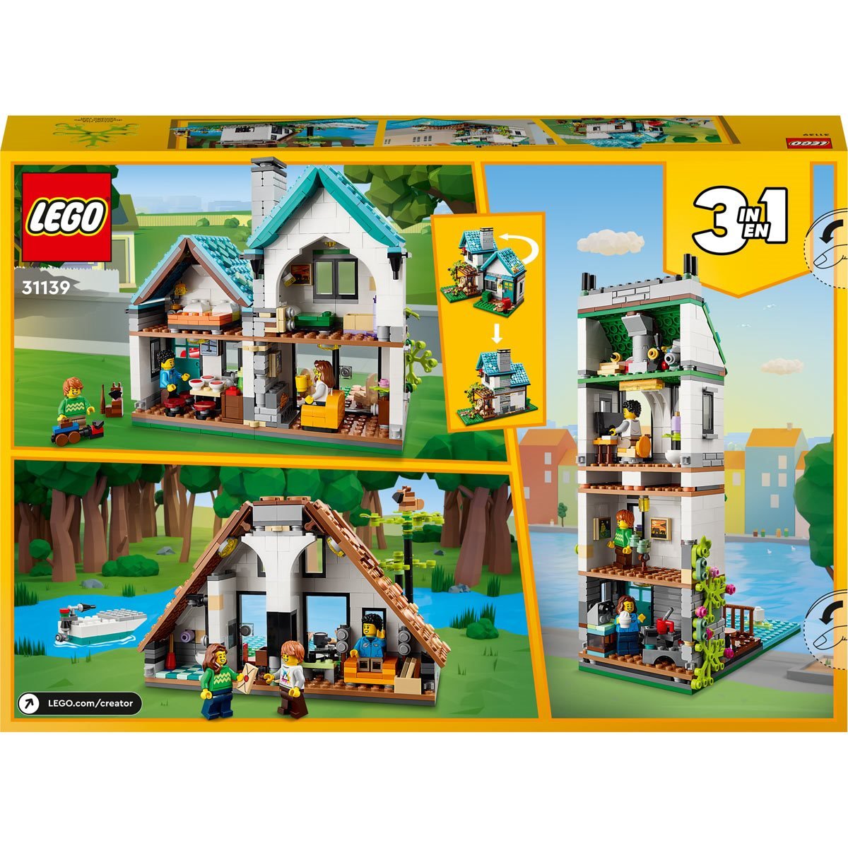 Klusjesman Christchurch sensatie LEGO 31139 Creator 3-in-1 Cozy House - Entertainment Earth