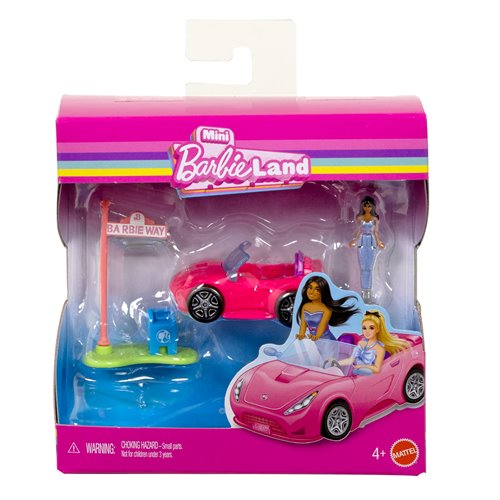 Mini BarbieLand Doll and Playset Display Case of 8