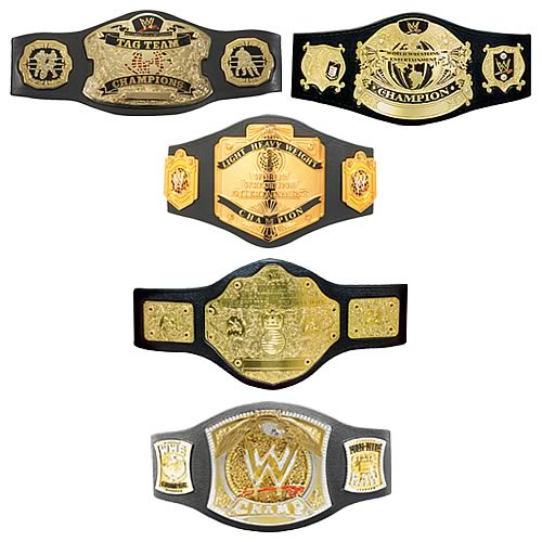 WWE Championship Belts Assortment - Entertainment Earth