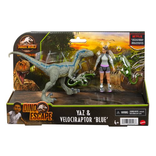Jurassic World Yaz and Dinosaur Figure Set