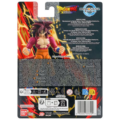Dragon Ball Evolve Super Saiyan 4 Goku Daima Action Figure