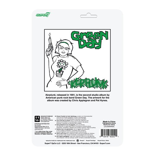 Green Day 3 3/4-Inch Kerplunk Girl ReAction Figure