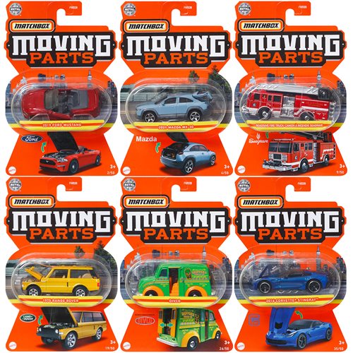 Matchbox Moving Parts 2022 Wave 3 Vehicles Case of 8