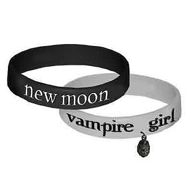 Twilight New Moon Vampire Girl Rubber Bracelet 2-Pack