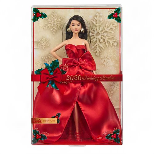Barbie 2026 Holiday Barbie Doll with Black Hair
