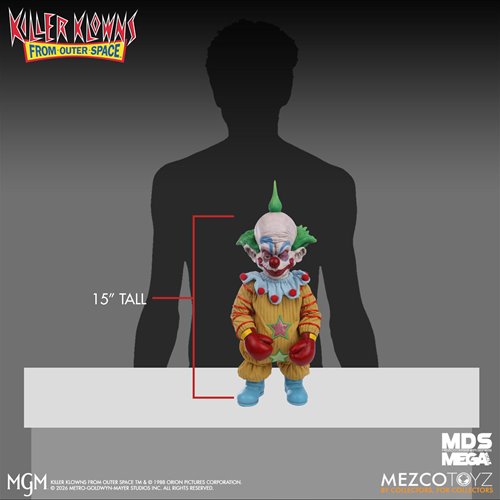 Killer Klowns From Outer Space Shorty Mezco Designer Series Mega-Scale 15-Inch Doll