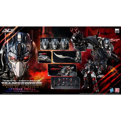 Transformers: Rise of the Beasts Optimus Primal Beast Wars Universe Edition DLX Action Figure