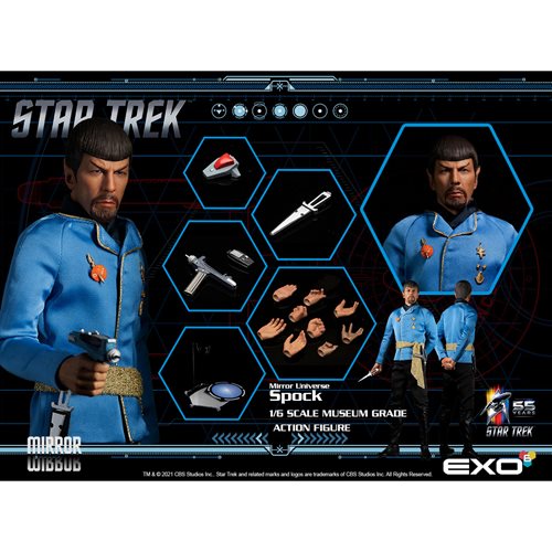 Star Trek: The Original Series Mirror Universe Spock 1:6 Scale Action Figure