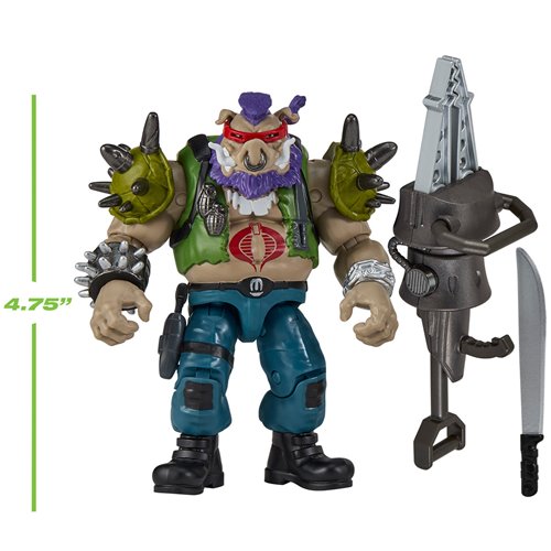 TMNT x G.I. Joe Bebop Dreadknocker Action Figure