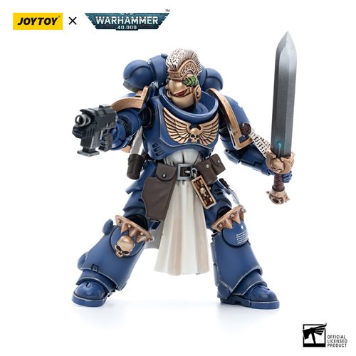 Joy Warhammer 40,000 Ultramarines Primaris Champion Brother Parnaeus 1:18 Scale Action Figure