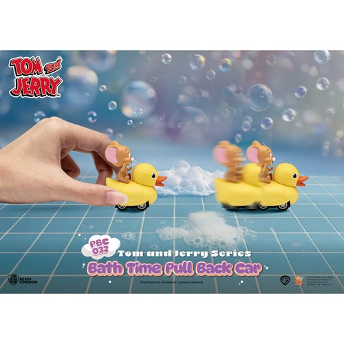Tom and Jerry Bath Time Pull Back Car Series PBC-032 Vehicle Blind Box Case of 6