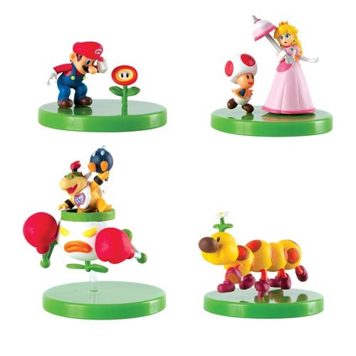 Super Mario Bros. Buildable Figures Random Set of 3
