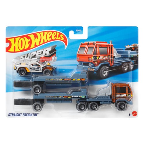 Hot Wheels Super Hauling Rig and Car 2026 Mix 5 Case of 6