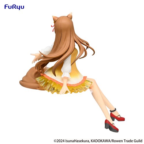 Spice and Wolf Holo Sunflower Dress Version Noodle Stopper Statue