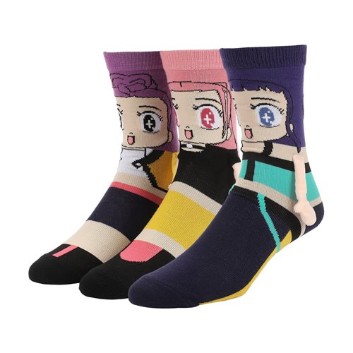 KPop Demon Hunters Huntrix Magnetic Hand Holding Crew Socks