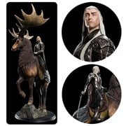 The Hobbit: The Battle of the Five Armies Thranduil on Elk Statue