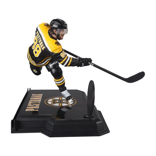 NHL SportsPicks Boston Bruins David Pastrnak 7-Inch Scale Posed Figure