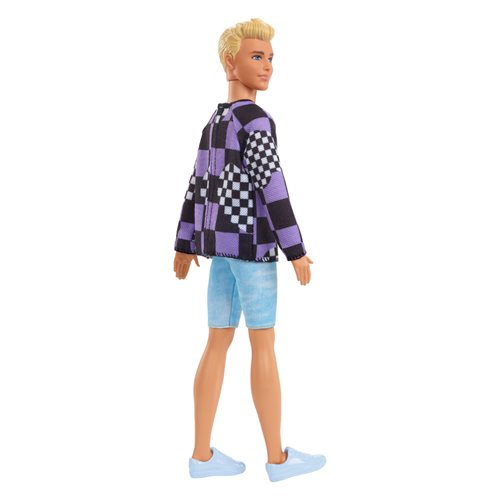 Barbie Ken Fashionista Doll #191 with Checkered Sweater