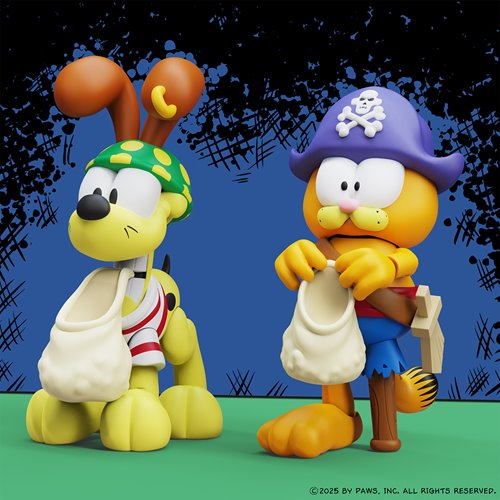 Garfield's Halloween Adventure Pirate Garfield and Pirate Odie Action Figure 2-Pack
