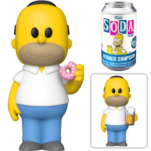 The Simpsons Homer Simpson Vinyl Funko Soda Figure