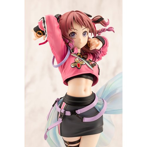 The Idolmaster Gakuen Saki Hanami Fighting My Way 1:7 Scale Statue