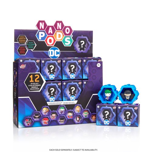 DC Nano Pods Wave 1 Blind Box Random 6-Pack