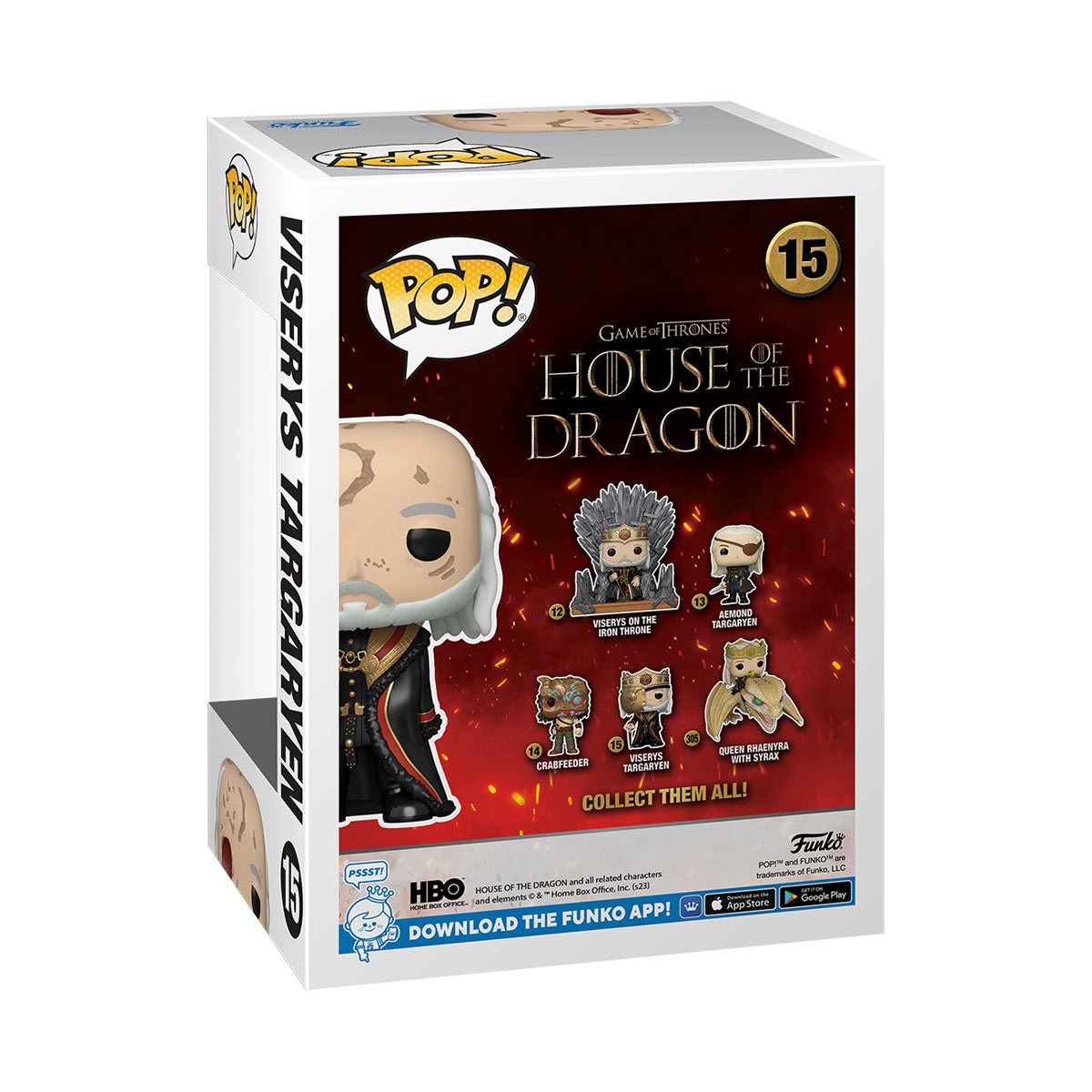 Funko Pop! HOUSE OF THE DRAGON: Viserys Targaryen #15 – BoomLoot