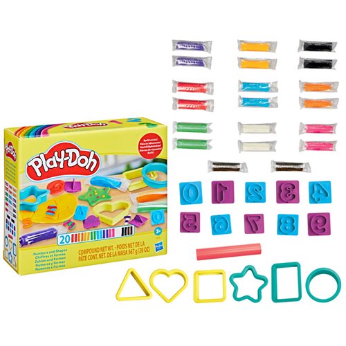 Play-Doh Numbers and Shapes Playset