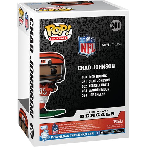 NFL Legends Bengals Chad Johnson 85 Funko Pop! Vinyl Figure