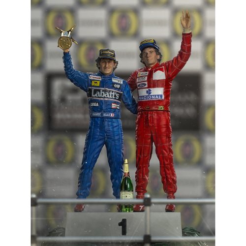 F1 Ayrton Senna The Last Podium Deluxe Art 1:10 Scale Statue