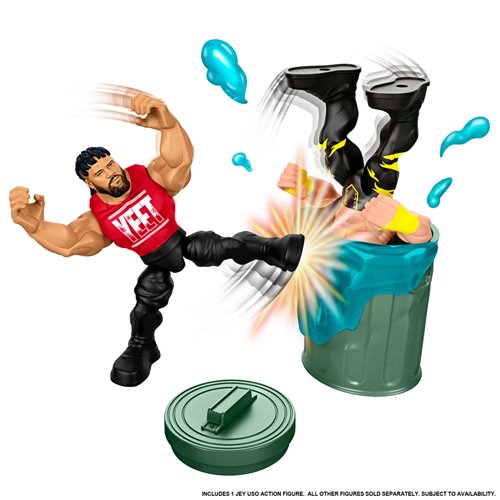 WWE Knuckle Crunchers Backstage Brawl Playset