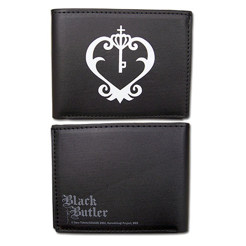 Black Butler Sebastian Watch Logo Wallet