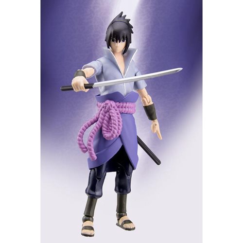 Naruto: Shippuden Sasuke 4-Inch Poseable Figure , Not Mint