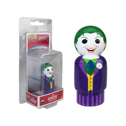 Justice League The Joker Pin Mate Wooden Figure