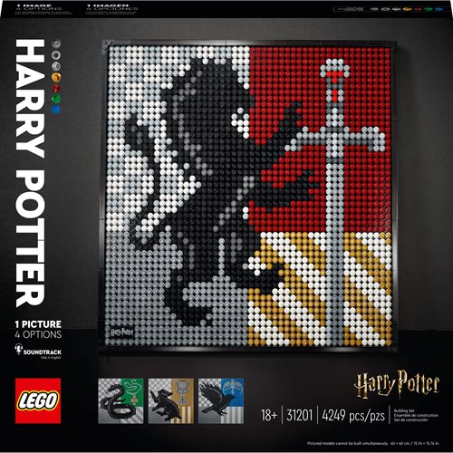 LEGO 31201 Art Harry Potter Hogwarts Crests