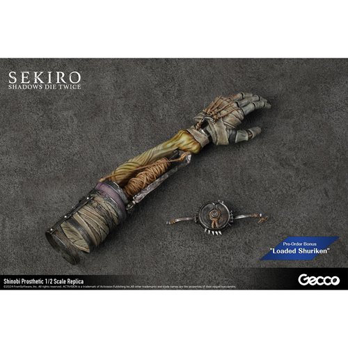 Sekiro: Shadows Die Twice Shinobi Prosthetic 1:2 Scale Replica