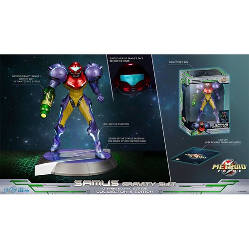 Metroid Prime Samus Gravity Suit Collector's Edition Statue
