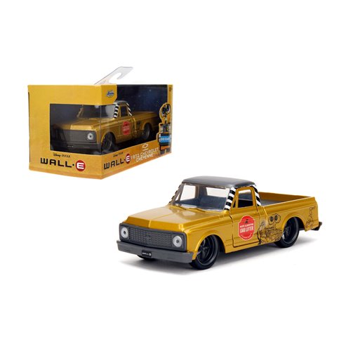 Hollywood Rides Wall-E 1972 Chevrolet Cheyenne 1:32 Scale Die-Cast Metal Vehicle