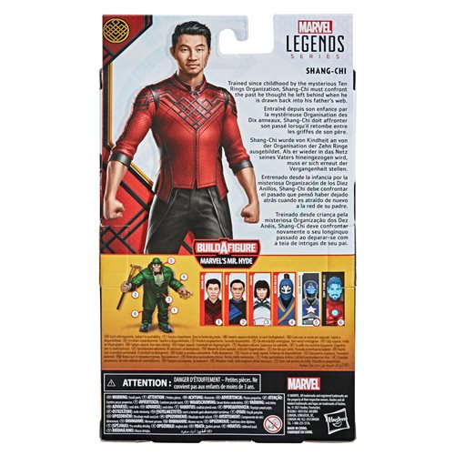 Shang-Chi Marvel Legends 6-Inch Action Figures Wave 1 Case of 8 - Mr. Hyde Series
