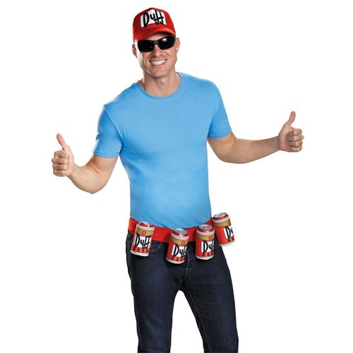 The Simpsons Duffman Adult Roleplay Kit - Entertainment Earth