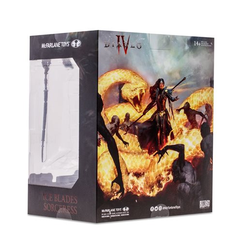 Diablo IV Wave 1 Ice Blades Sorceress Epic 1:12 Scale Posed Figure