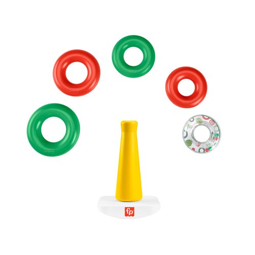Fisher-Price Rock-a-Stack Holiday Ring Toy