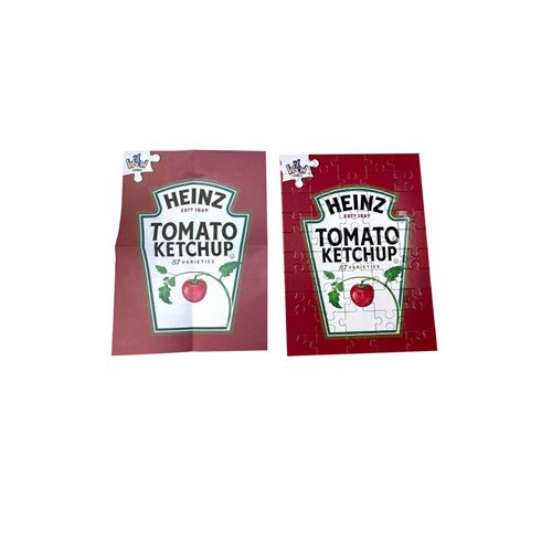 Heinz Kraft Ketchup 50-Piece Random Mini-Puzzle Case of 12