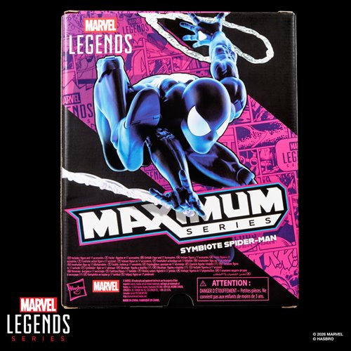 Spider-Man Marvel Legends Maximum Series Symbiote Spider-Man 6-Inch Action Figure