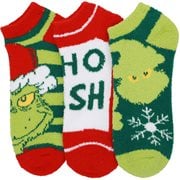 Dr. Seuss The Grinch Chenille Ankle Sock 3-Pack